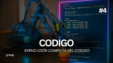 BRAZO ROBOTICO EXPLICACIÓN DEL CODIGO | Curso de robotica y vision artificial