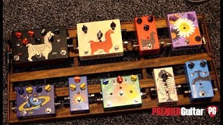 NAMM '19   JAM Pedals Delay Llama, Lucy Dreamer & Doubledreamer Demos