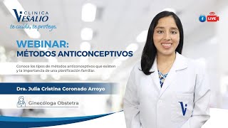 Webinar: Métodos anticonceptivos - Dra. Julia Coronado
