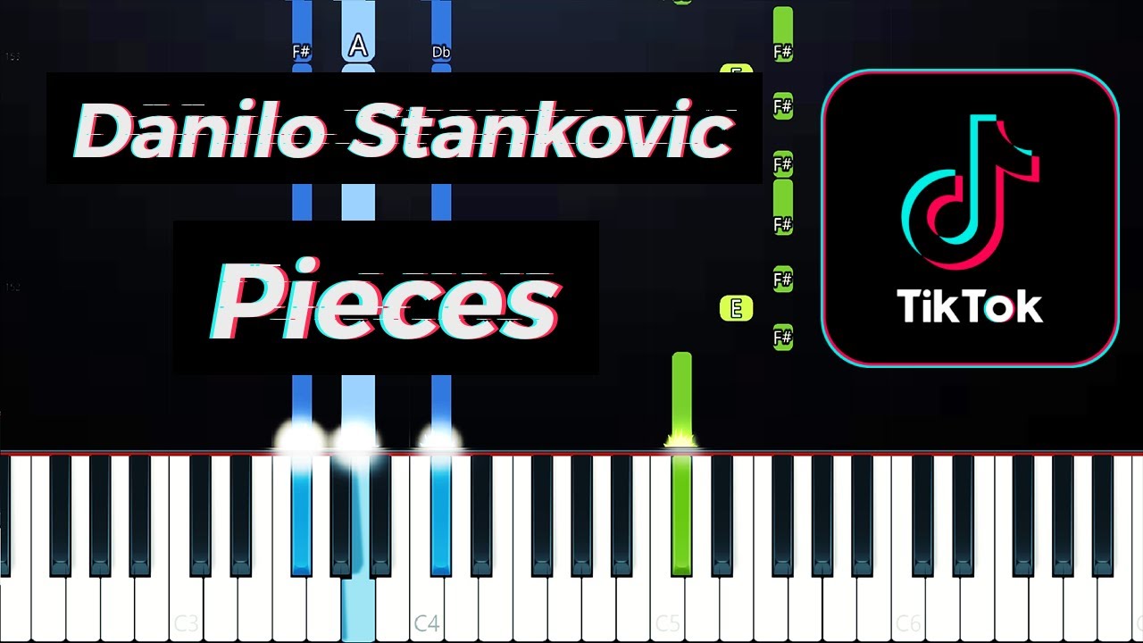 Danilo Stankovic Pieces Tik Tok (Piano Tutorial) YouTube
