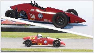 Sim vs Real life - Formula VEE @ Lime Rock Park