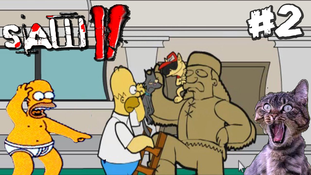 "Homero VS un Gato Poseido" - The Simpson SAW Game - Parte ...