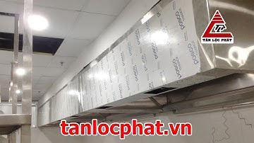 Hút mùi cấp khí tươi bếp nhà hàng thiết kế thi công trọn gói giá rẻ