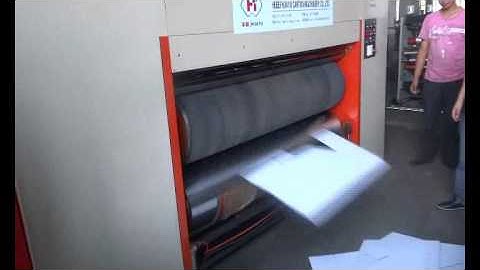 Automatic rotary die cutting machine.  rotary die cutter machine