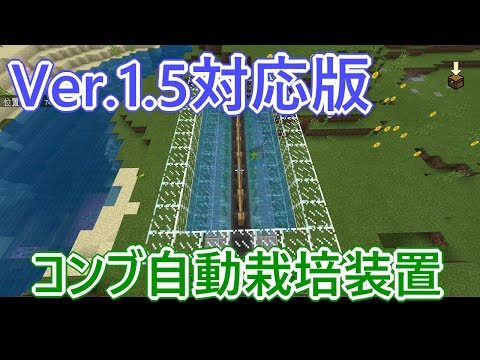 【けいまるクラフト 緊急番外編】BE1.5対応版、コンブ自動栽培装置の作り方【マインクラフト】【水のアップデート】【Minecraft】【BE】