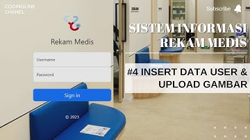 Belajar Membuat Web Rekam Medis PHP MySQL - Eps 4 Insert Data User dan Fungsi Upload Gambar