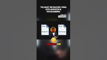 Header Files Are Programming