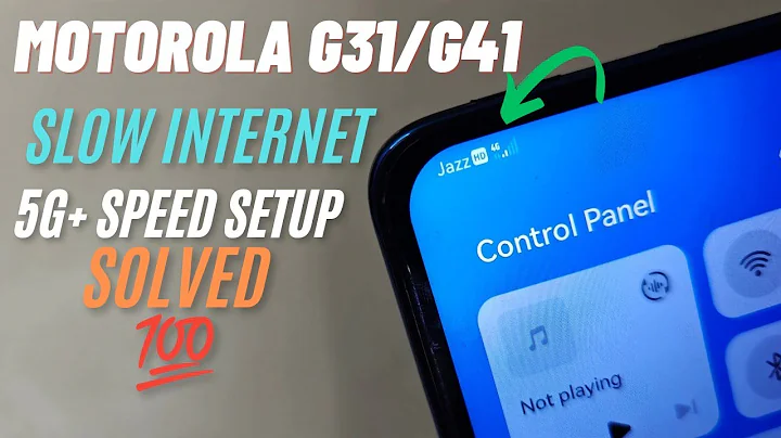 Motorola G31/G41 Cellular Internet Not Work Properly Fix ✅