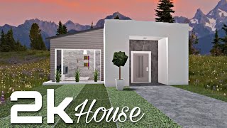 2k No-Gamepass Budget Home tiny house| Bloxburg roblox speedbuild