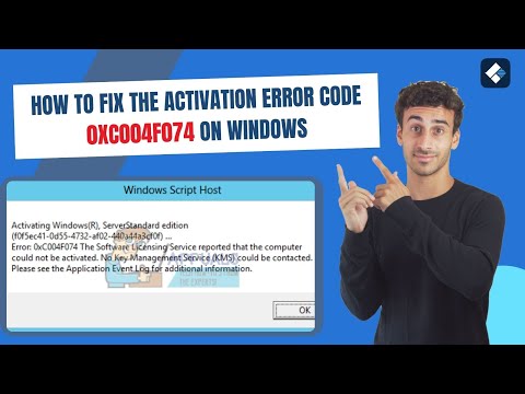 How to Fix the Activation Error Code 0xC004F074 on Windows
