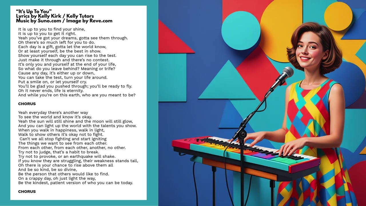 It Is Up To You (A Song About Agency, Choice, Responsibility, and Intent)