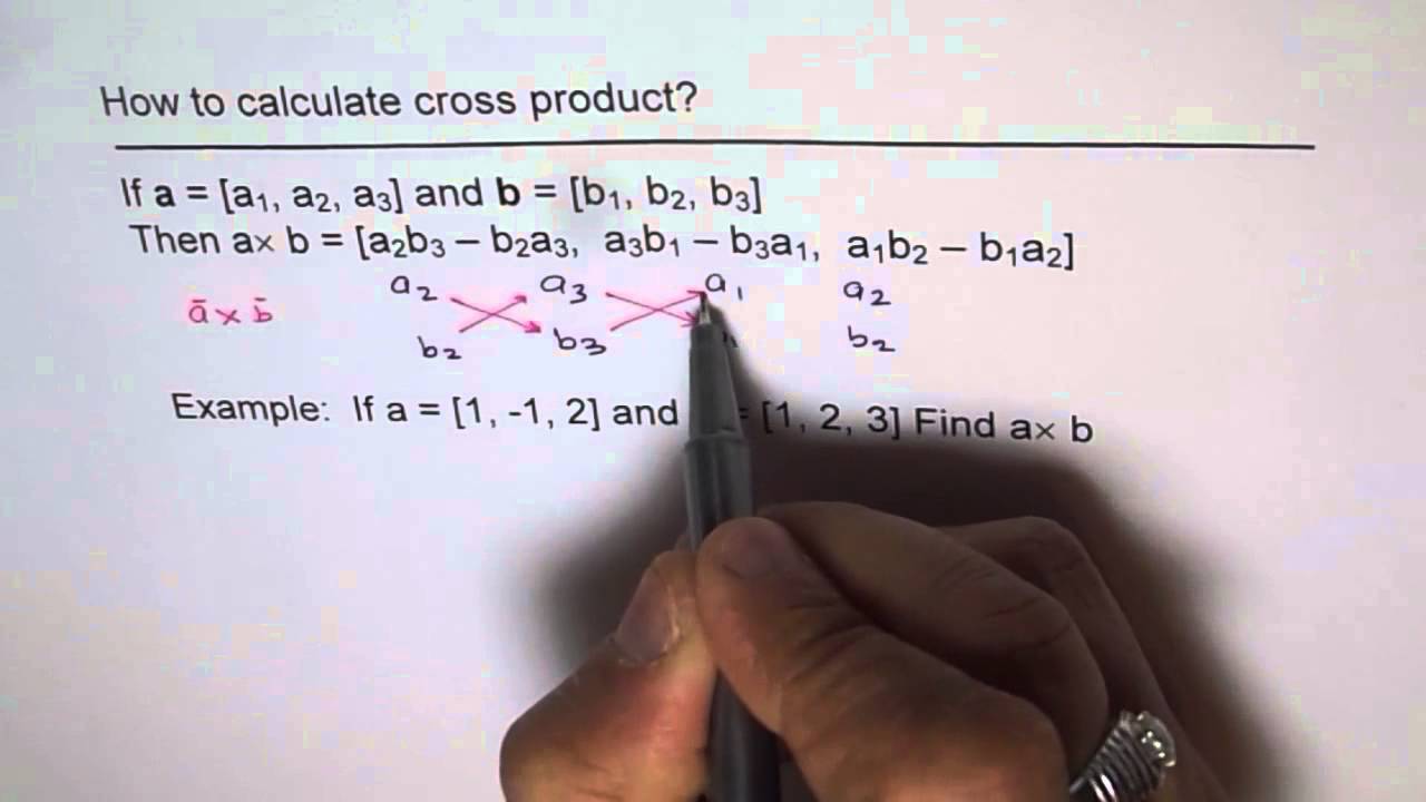 How To Calculate Cross Product Of Vectors YouTube how-to-calculate-cross-product-of-vectors-youtube