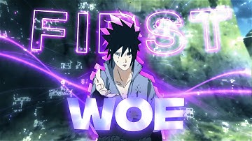First Woe - Sasuke Uchiha | Script Remake Alightmotion (+Preset) @ScriptAmv