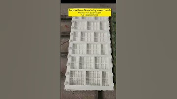 Polyurethane dewatering screen mesh ( pu sieve plate )