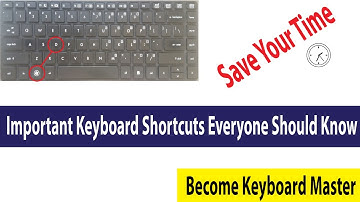 Important Keyboard Shortcuts Everyone Should Know