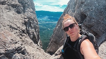 “The Chains” on Mount Yamnuska