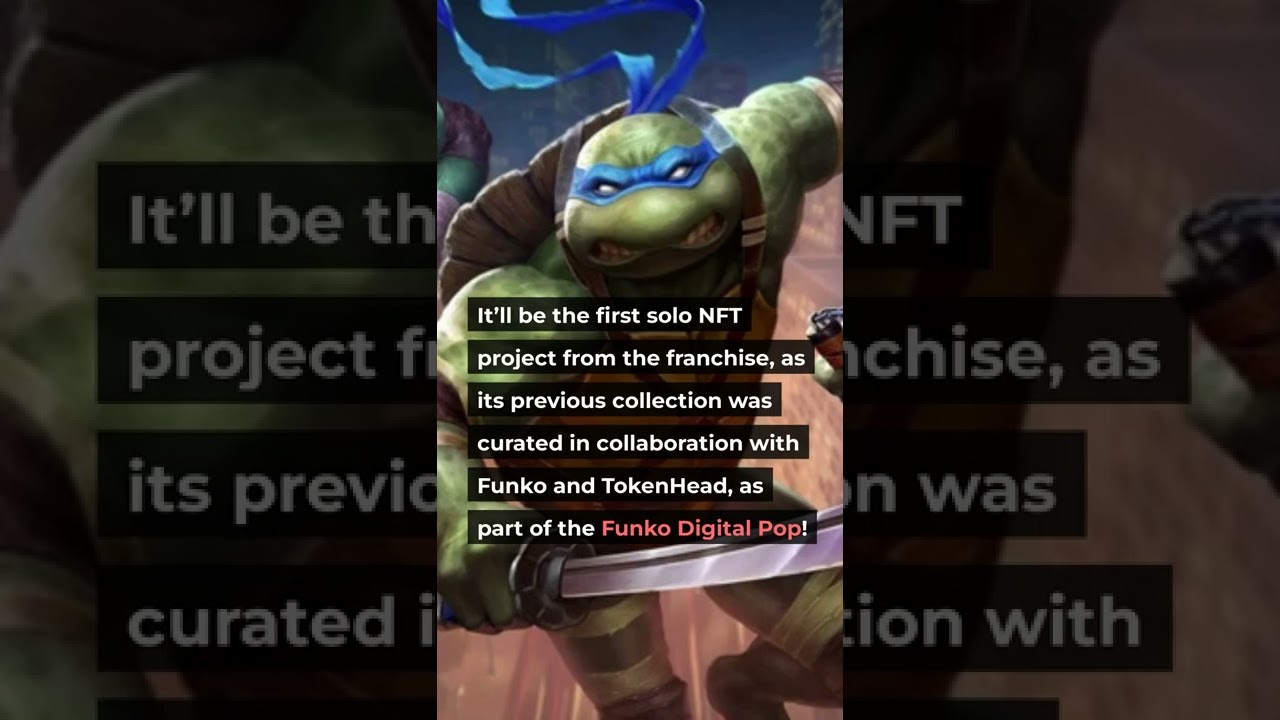 Teenage Mutant Ninja Turtles Tease First Solo NFT Project
