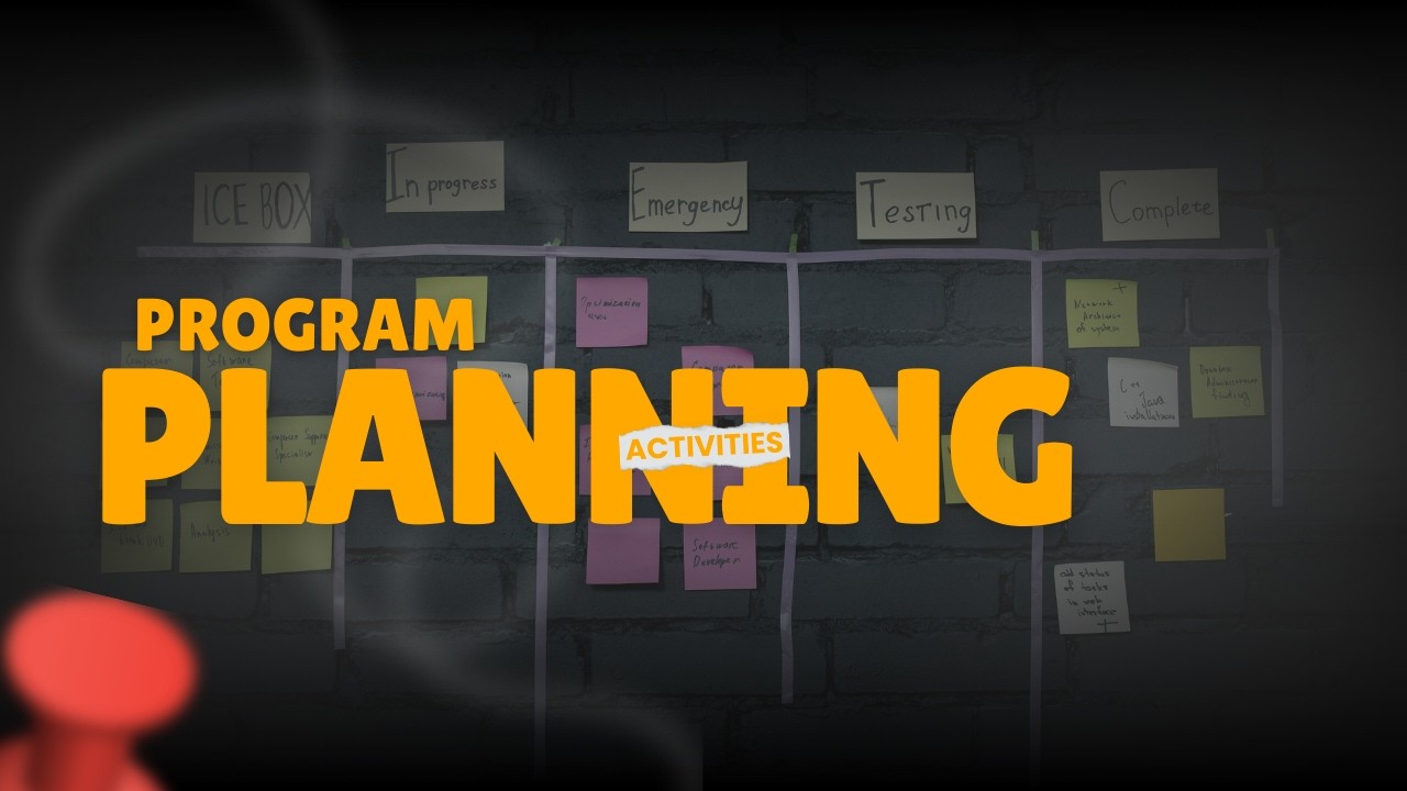 Program Planning Activity PgMP.4.3 - Program Planning Activities - YouTube