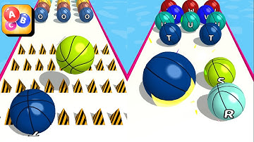 A-Z Run - All Levels NEW UPDATE Balls Gameplay Android, iOS ( 74 - 85 )