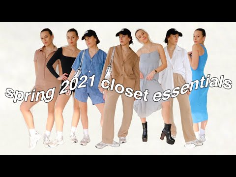 spring 2021 closet essentials | 2021 spring capsule wardrobe