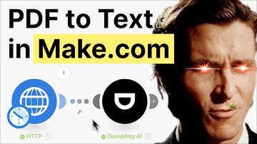 How to convert PDF to Text in Make.com