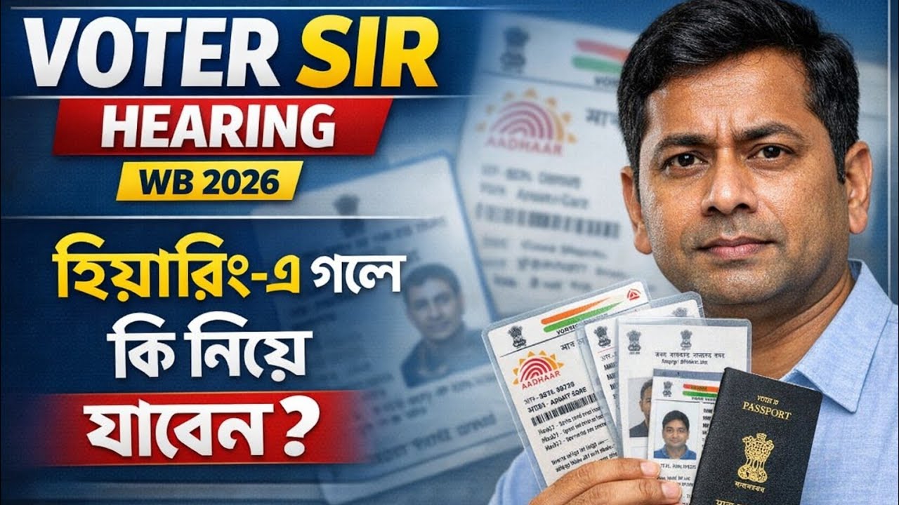 SIR Hearing West Bengal 2026 | ভোটার লিস্ট যাচাই হিয়ারিং-এ কি কি ডকুমেন্ট লাগবে?