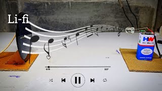 How To Make A Li-Fi Light-Fidelity Project Sound Transfer On Light Best For Science Project