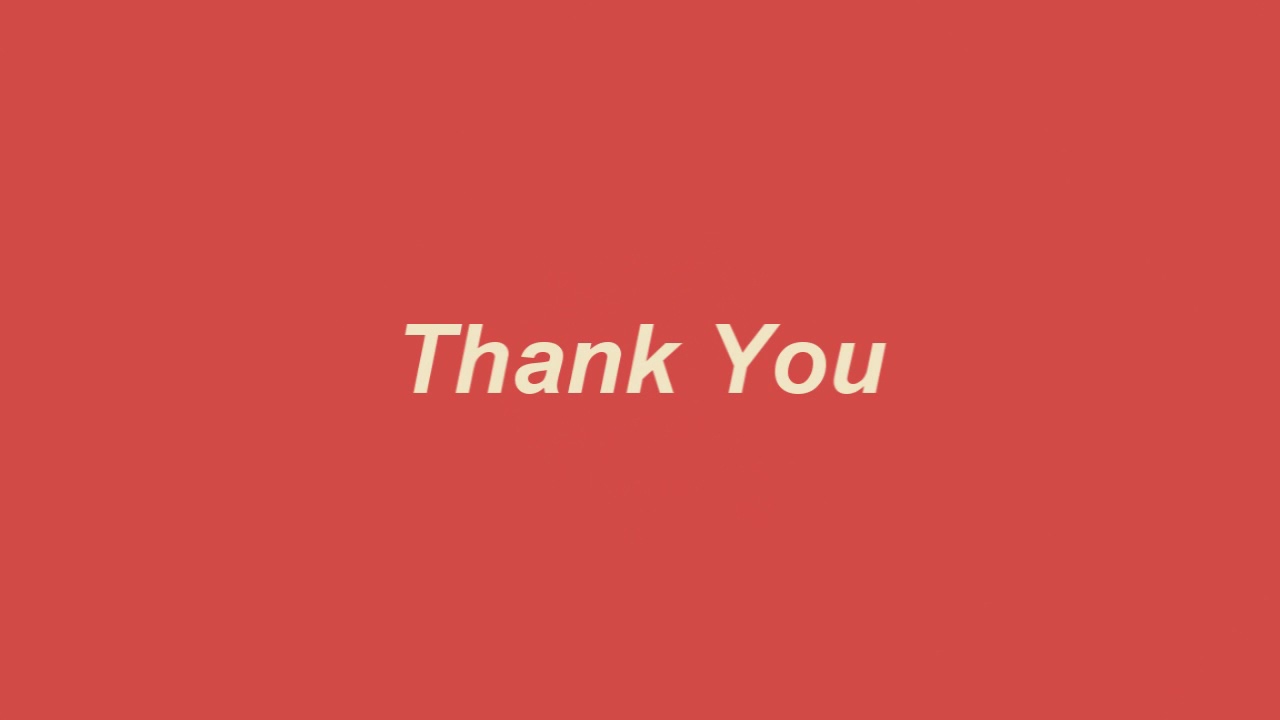 Thank You Animation - YouTube