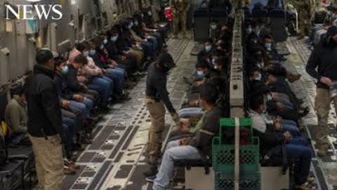 LIVE :  Breaking News For the very First time , military Aircraft are used for Deport undocumented .