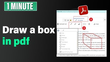 How to draw a box in pdf 2025 | Adobe acrobat tutorial (Quick & Easy)