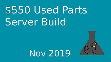 $550 Home Server Build - 4C/8T Xeon, 32 GB ECC RAM, 16TB Storage