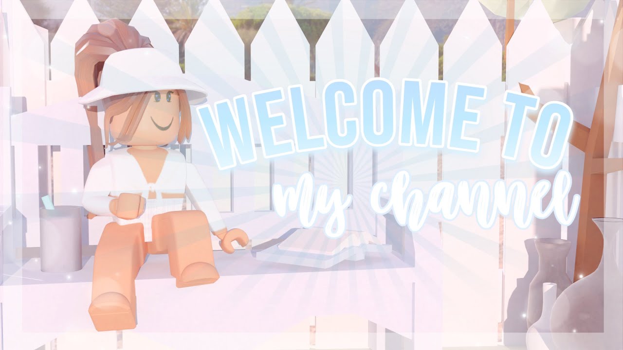 Welcome To My Channel New Intro Roblox Youtube - new intro thumbnail roblox