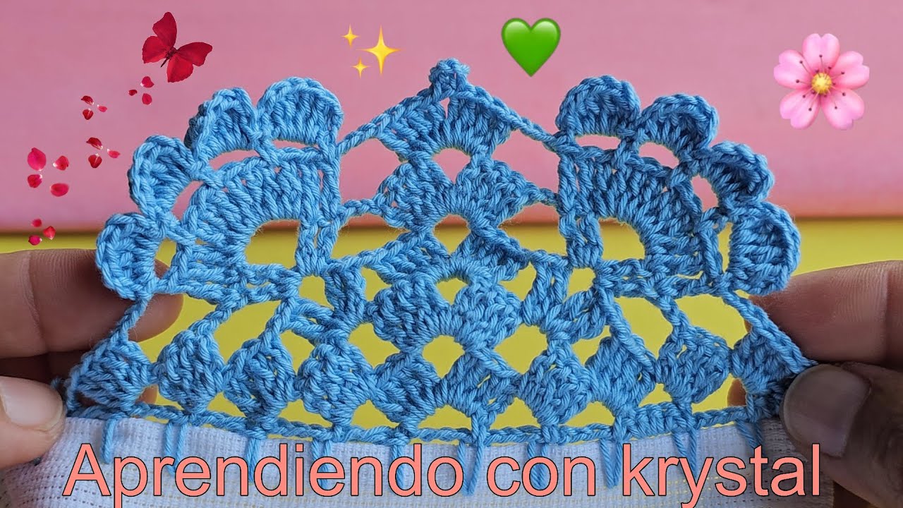 Cielo azul: maravillosa puntilla #510 aprende 