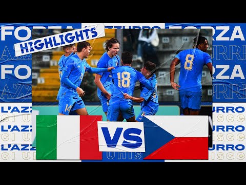 Highlights: Italia-Repubblica Ceca 2-1 - Under 20 (21 novembre 2022)