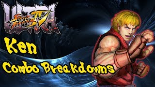 USFIV Combo Breakdowns: Ken