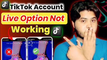 TikTok live option not showing my account 2025| how to fix tiktok live option not show|problem solve