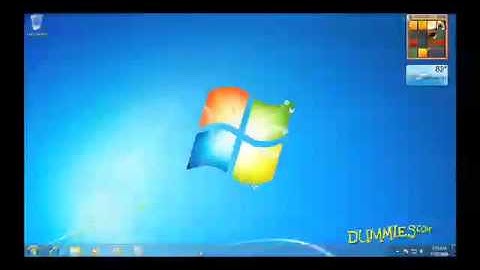 The Windows 7 Desktop Explained For Dummies