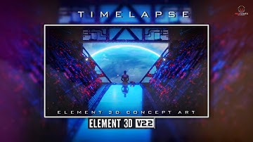 SCIFI ELEMENT 3D || CONCEPTART || TIME-LAPSE || INSIDE AFTEREFFECT || BY MASTERVFXSTUDIO || IN HINDI
