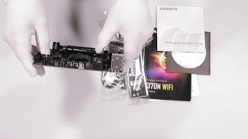 Unboxing Gigabyte Z370N Wifi s1151 2 x DDR4 HDMI/M.2/DP miniITX