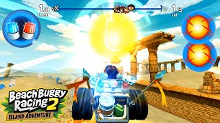 Permanent Police Chase Vs Big Bang Power Up | Beach Buggy Racing 2 island Adventure screenshot 5