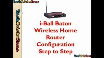 I ball Baton WiFi router Setup and configuration for Home