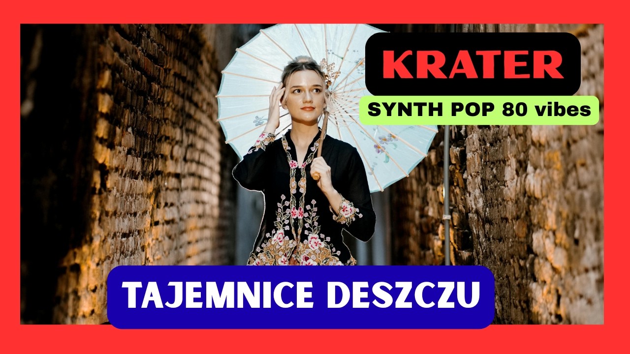 Krater - Tajemnica deszczu (Official Video) | Synth Pop AI 80s Vibes