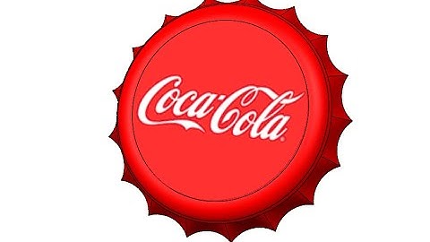 Coca Cola cap using Solidworks