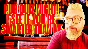 PUB QUIZ Challenge! 🍺 Can You Beat My Score? | General Knowledge Trivia