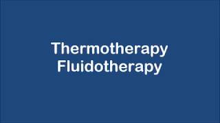 Thermotherapy-Fluidotherapy