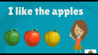 أغنية التفاحan apple بدون موسيقى من منهج up to up تعليم اللغة الانجليزية لرياض الأطفال روضة وتمهيدي