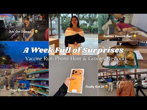A Week Full Of Surprises: Vaccine Run, Phone Hunt & Grocery Restock! Vlog | Mishti Pandey