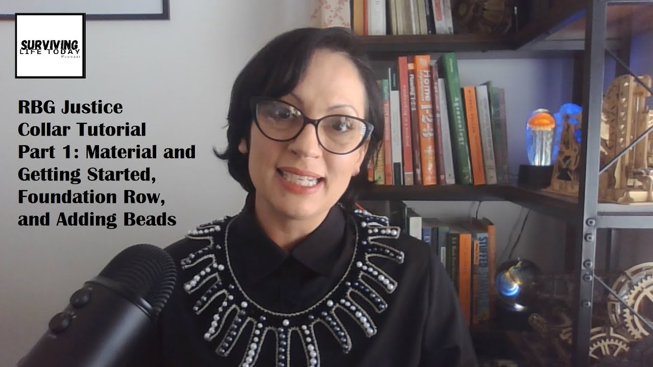 RBG Justice Collar Tutorials and Pattern