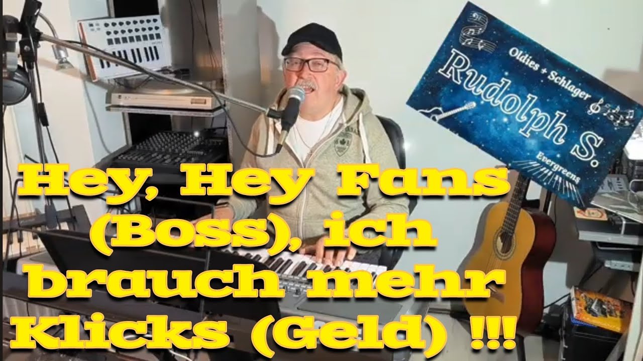 He Boss Ich Brauch Mehr Geld Akkorde Hey, Hey, Hey Fans (Boss), ich brauch mehr Klicks (Geld) Korg Pa
