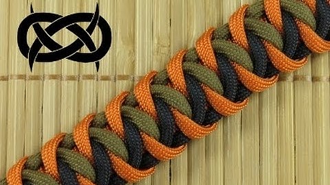 How to make a Cascading Ladders Bar Paracord Bracelet